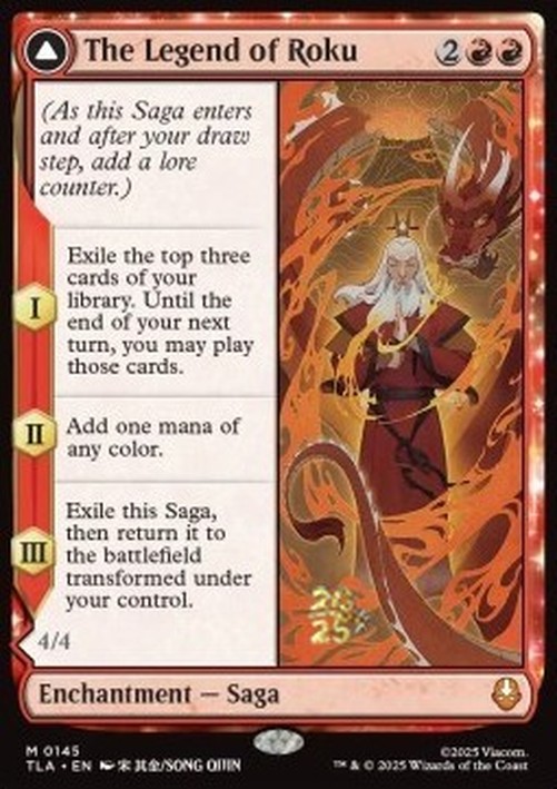 Magic: The Gathering The Legend of Roku // Avatar Roku
