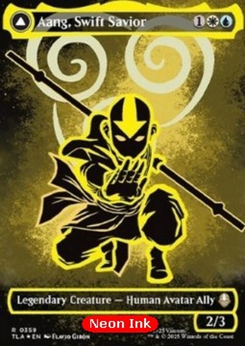 Magic: The Gathering Aang, Swift Savior // Aang and La, Oceans Fury
