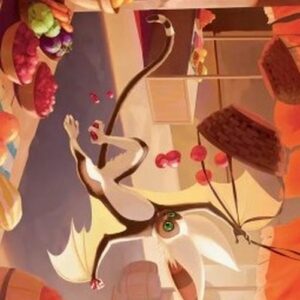 Magic: The Gathering Art Series: Momo, Playful Pet