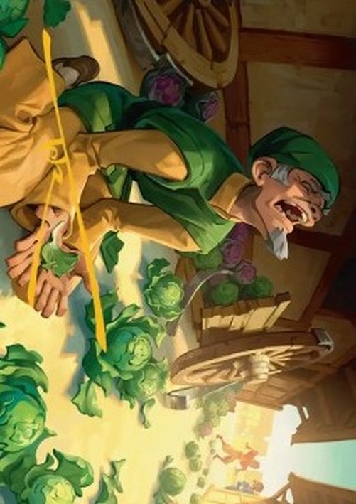 Magic: The Gathering Art Series: Unlucky Cabbage Merchant