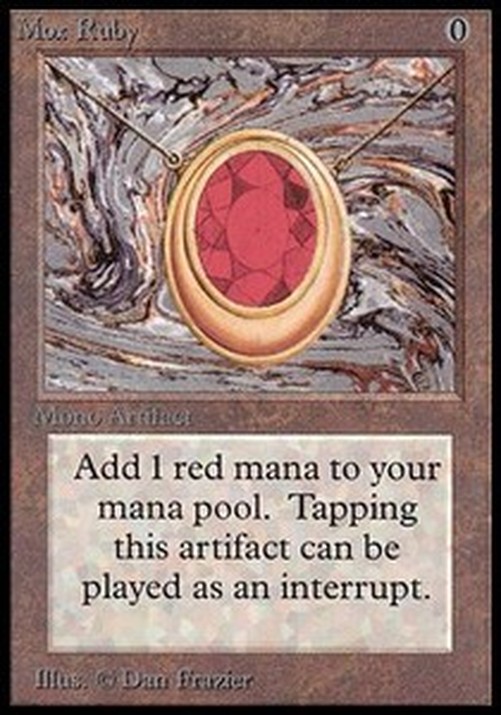 Magic: The Gathering Mox Ruby