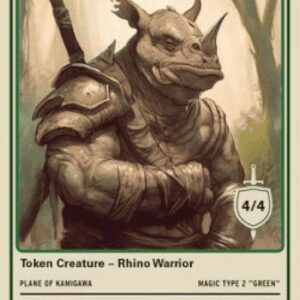 Magic: The Gathering Rhino Warrior Token