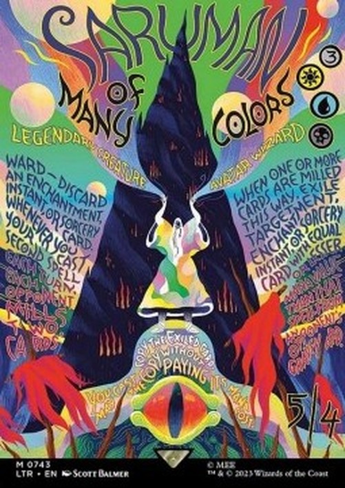 Magic: The Gathering Saruman of Many Colors