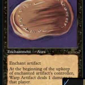 Magic: The Gathering Warp Artifact