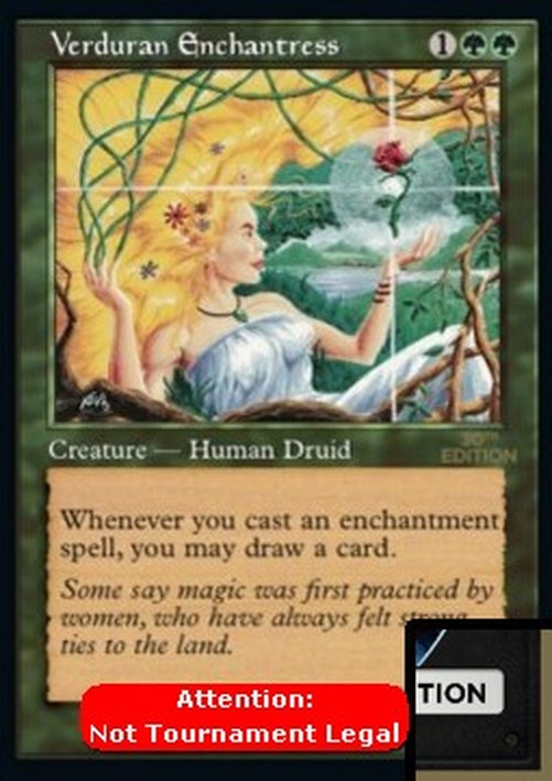 Magic: The Gathering Verduran Enchantress