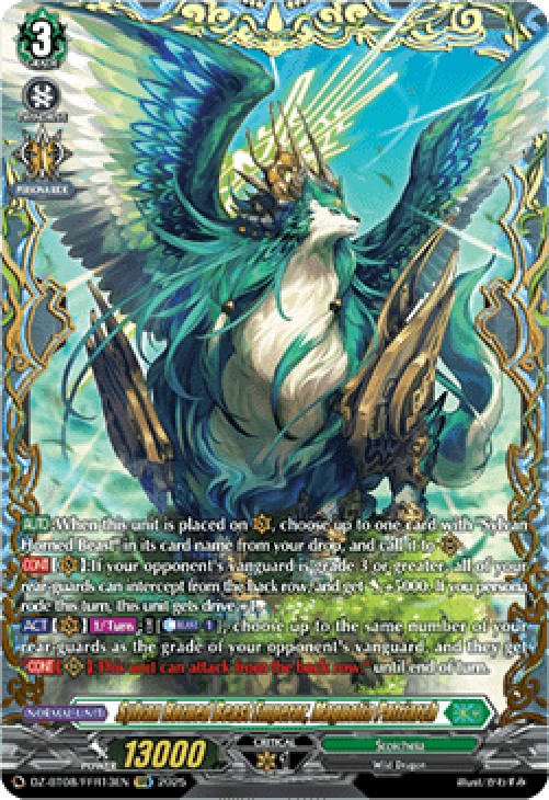 Cardfight!! Vanguard Sylvan Horned Beast Emperor, Magnolia Patriach [D-Form