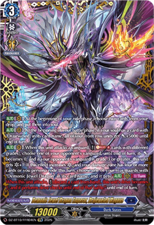 Cardfight!! Vanguard Demonic Jewel Dragon Emperor, Drajeweled Magnus [D-For