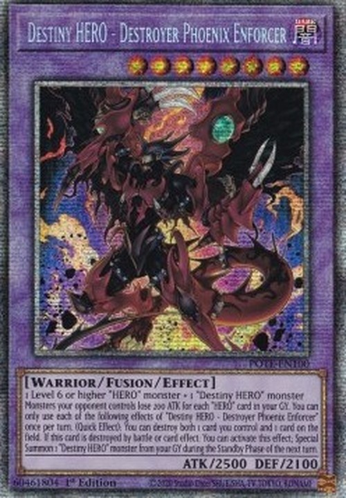 Yu-Gi-Oh! Destiny HERO - Destroyer Phoenix Enforcer
