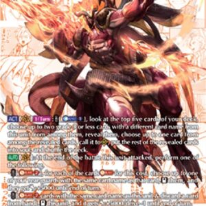 Cardfight!! Vanguard Fiery Immolation Dragon, Kotihblaze [D-Format]