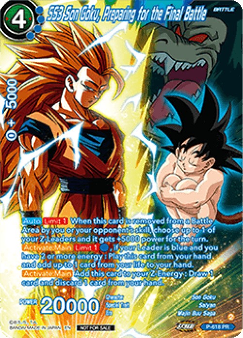 Dragon Ball Super SS3 Son Goku, Preparing for the Final Battle