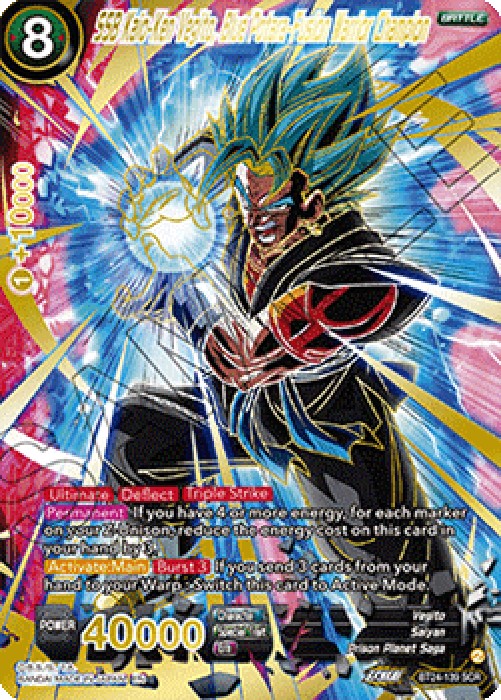 Dragon Ball Super SSB Kaio-Ken Vegito, Blue Potara-Fusion Warrior Champion