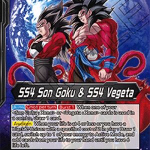 Dragon Ball Super SS4 Son Goku & SS4 Vegeta // SS4 Vegito, Sparking Potara