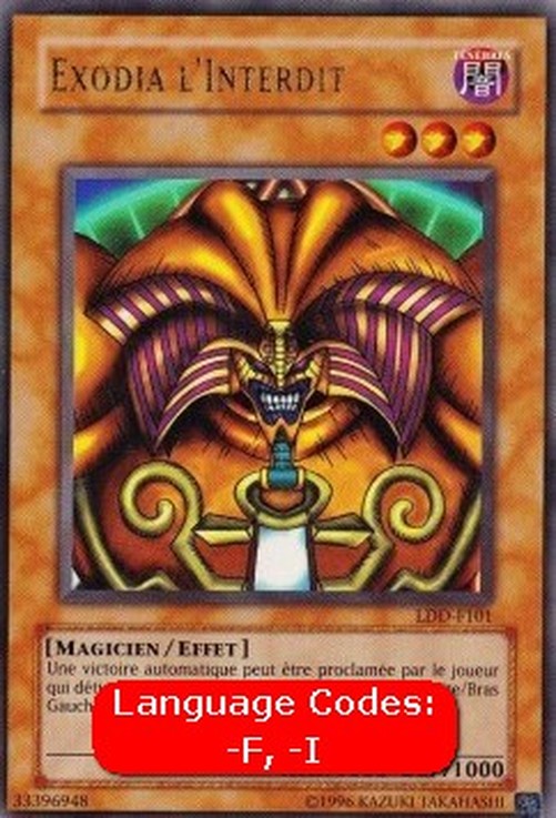 Yu-Gi-Oh! Exodia the Forbidden One