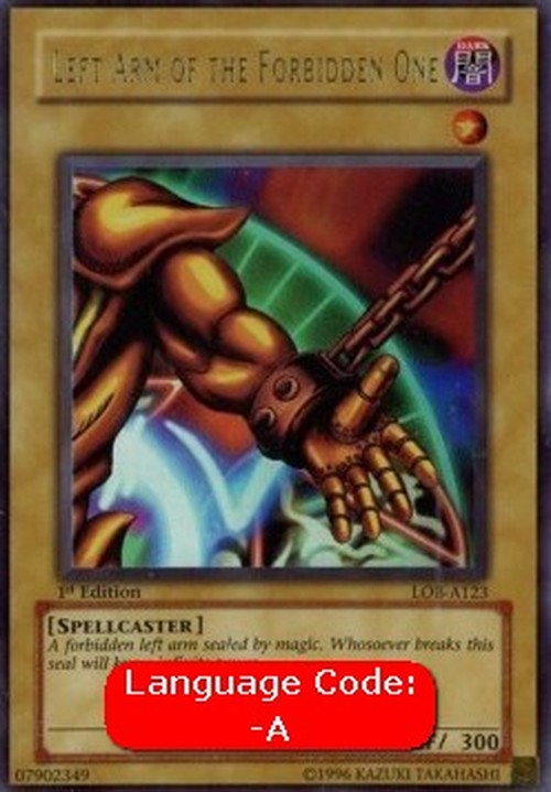 Yu-Gi-Oh! Left Arm of the Forbidden One