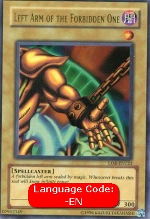 Yu-Gi-Oh! Left Arm of the Forbidden One