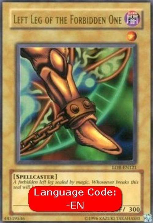 Yu-Gi-Oh! Left Leg of the Forbidden One