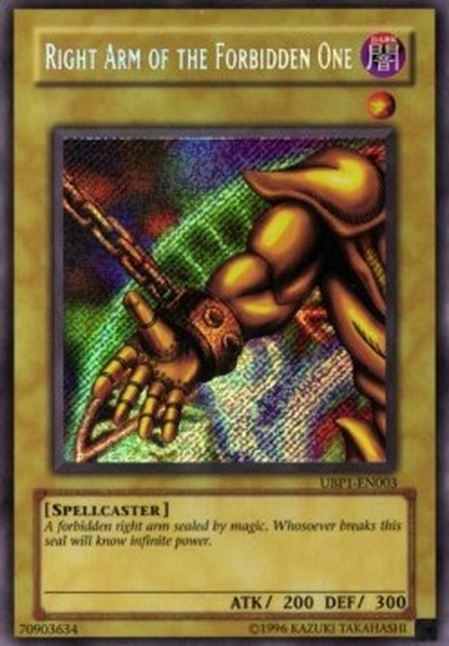 Yu-Gi-Oh! Right Arm of the Forbidden One
