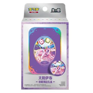Pokemon .5C: Terastal Gathering Espeon Tin Collection Box