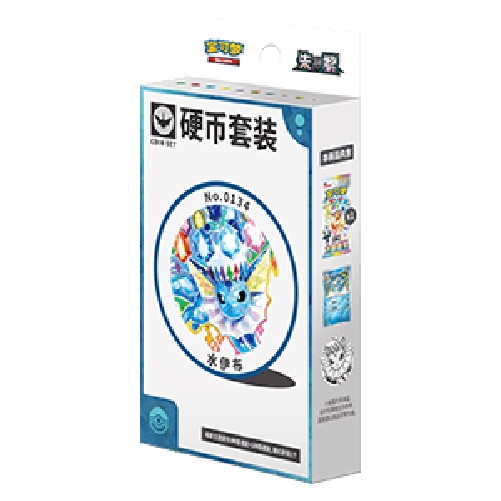 Pokemon .5C: Terastal Gathering Vaporeon Coin Set