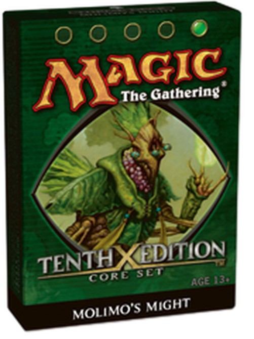 Magic: The Gathering Tenth Edition: Molimo's Might Theme Deck Russian