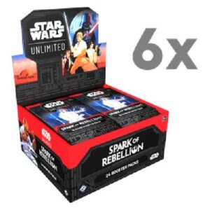 Star Wars Unlimited SOR Spark of Rebellion Case (6x Booster Box)