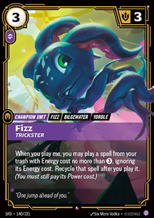 Riftbound SFD Fizz, Trickster