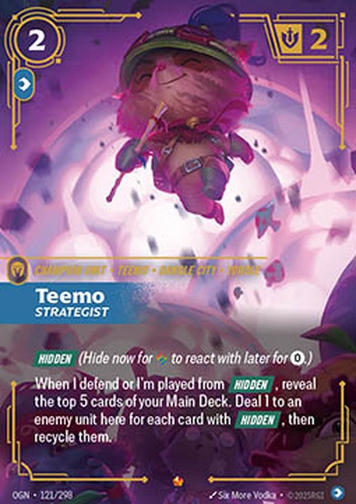 Riftbound OGN Teemo, Strategist