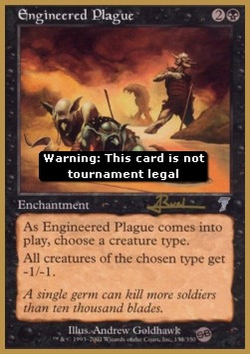 Magic: The Gathering Engineered Plague