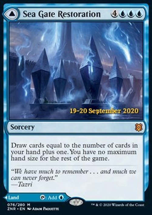Magic: The Gathering Sea Gate Restoration // Sea Gate, Reborn