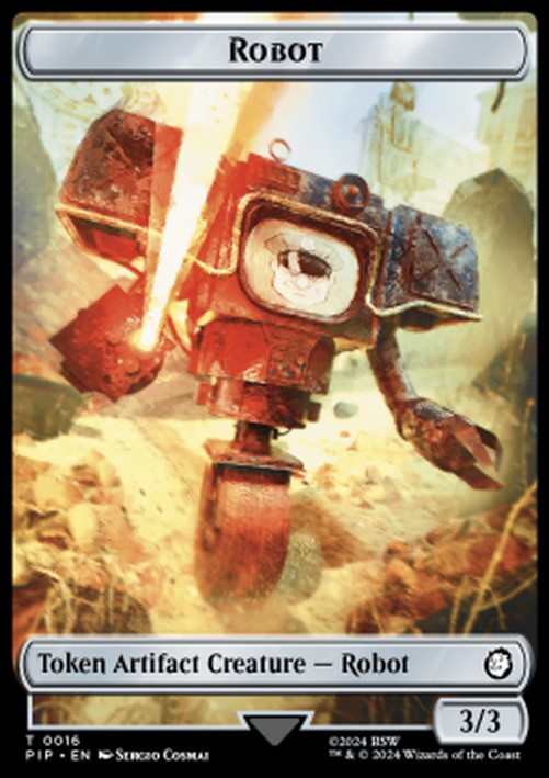 Magic: The Gathering Robot Token // Energy Reserve