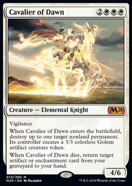 Magic: The Gathering Cavalier of Dawn