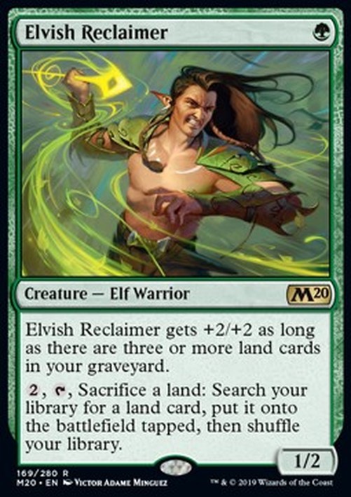 Magic: The Gathering Elvish Reclaimer