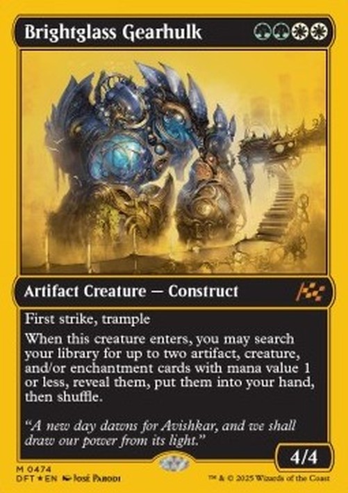 Magic: The Gathering Brightglass Gearhulk