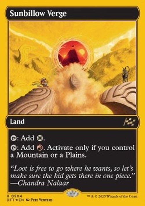 Magic: The Gathering Sunbillow Verge