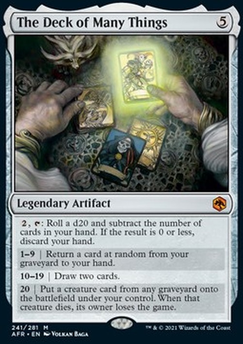 Magic: The Gathering The Deck of Many Things