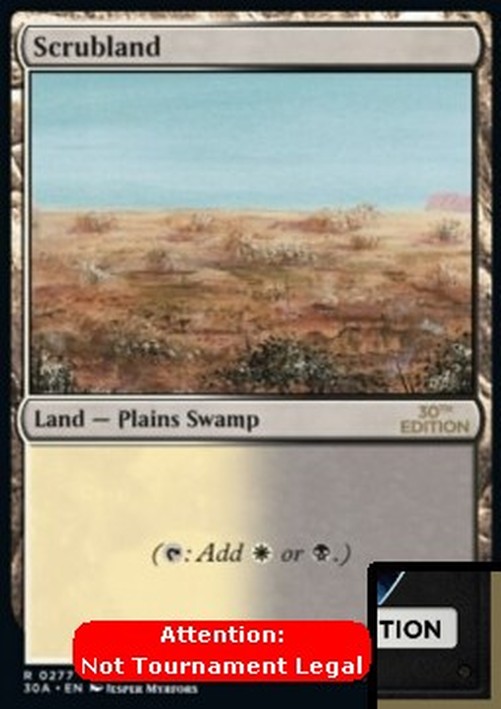 Magic: The Gathering Scrubland