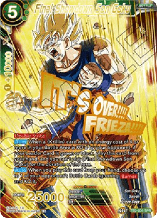 Dragon Ball Super Final Showdown Son Goku