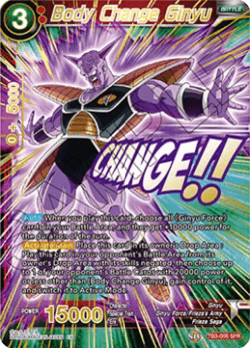 Dragon Ball Super Body Change Ginyu