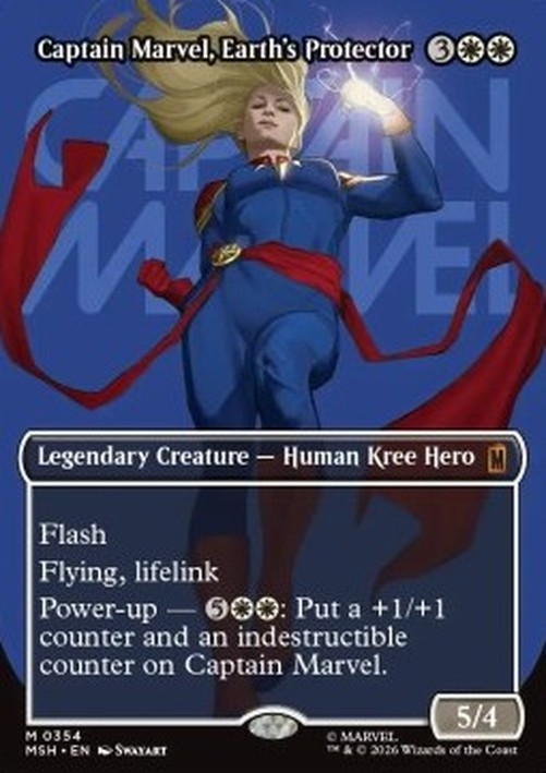 Magic: The Gathering Captain Marvel, Earths Protector