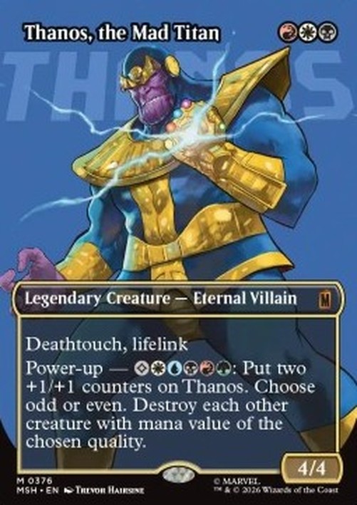 Magic: The Gathering Thanos, the Mad Titan