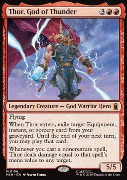 Magic: The Gathering Thor, God of Thunder