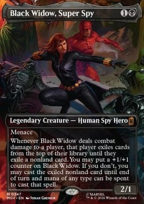 Magic: The Gathering Black Widow, Super Spy