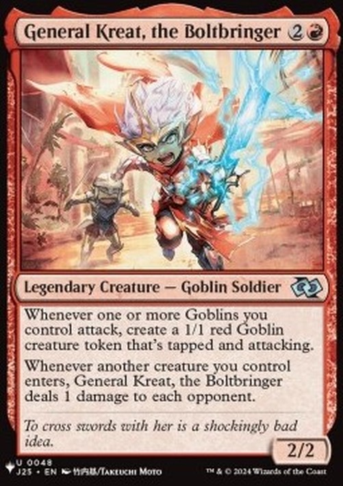 Magic: The Gathering General Kreat, the Boltbringer