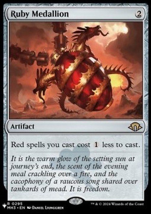Magic: The Gathering Ruby Medallion