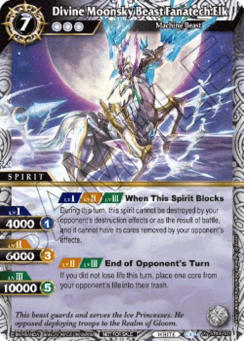 Battle Spirits Saga Divine Moonsky Beast Fanatech Elk