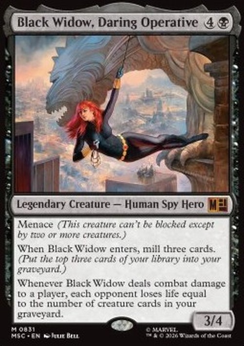 Magic: The Gathering Black Widow, Daring Operative