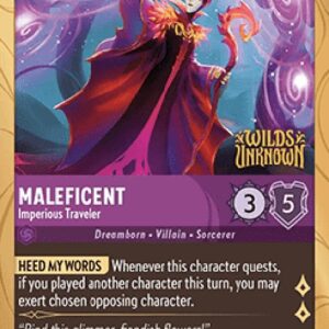 Lorcana Maleficent - Imperious Traveler
