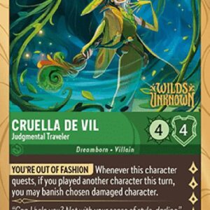 Lorcana Cruella De Vil - Judgmental Traveler