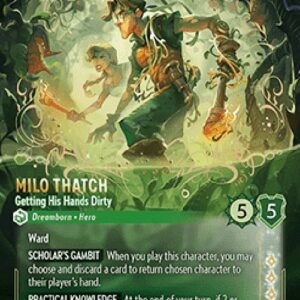 Lorcana Milo Thatch - Getting His Hands Dirty