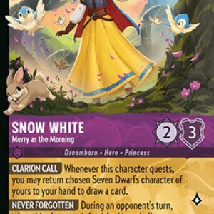 Lorcana Snow White - Merry as the Morning